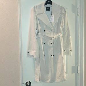 Brand New Theory Ivory Military Trench Coat
